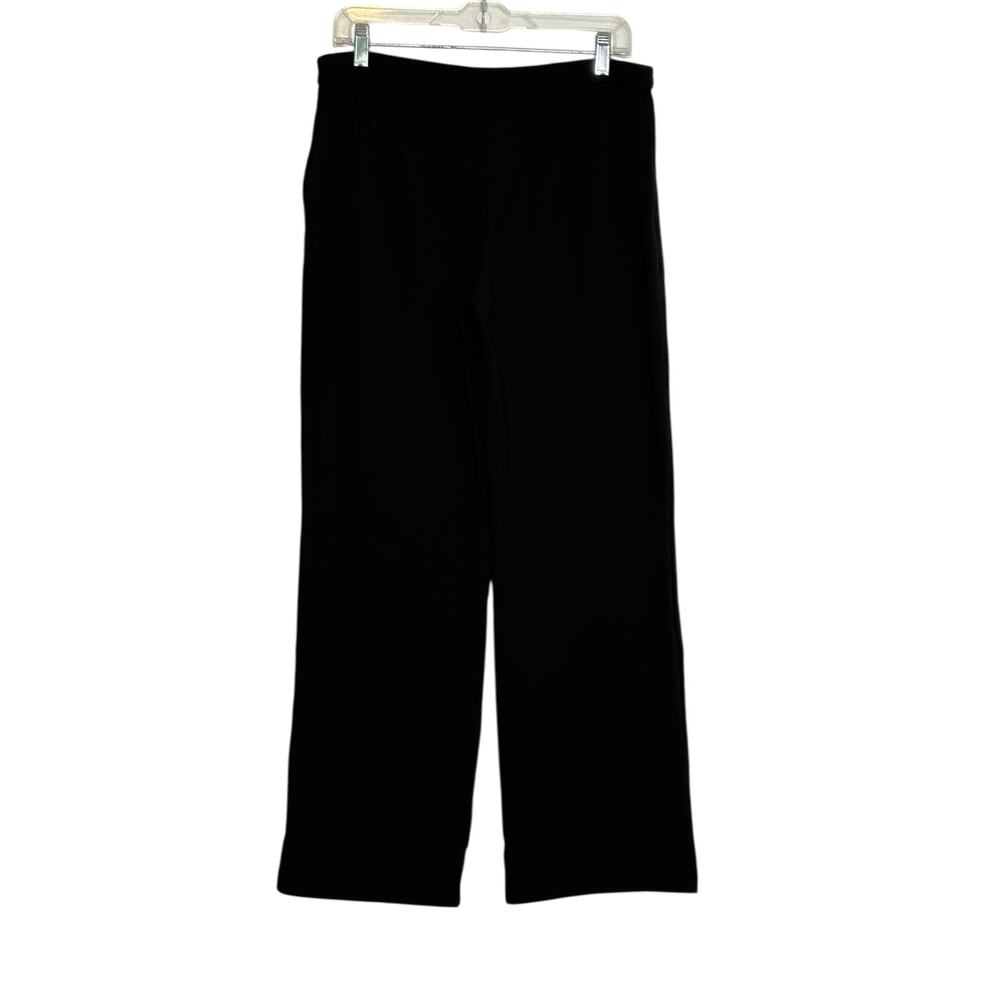 Rachel Zoe black wide legs pull on high waist pants size 10 - Picture 7 of 11